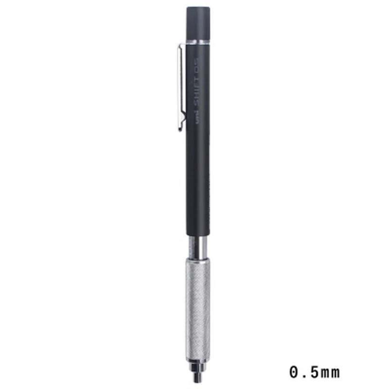 0.5mm black Механический карандаш Япония Uni переноса трубы металлический замок ручка M3/M4/M5/M7/M9-1010 0,3/0,4/0,5/0,7/0,9 мм - Цвет: 0.5mm black