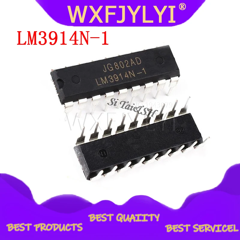 10 шт./лот LM3914N-1 LM3914N LM3914 DIP-18 светодиодный гистограммный дисплей Драйвер IC - купить