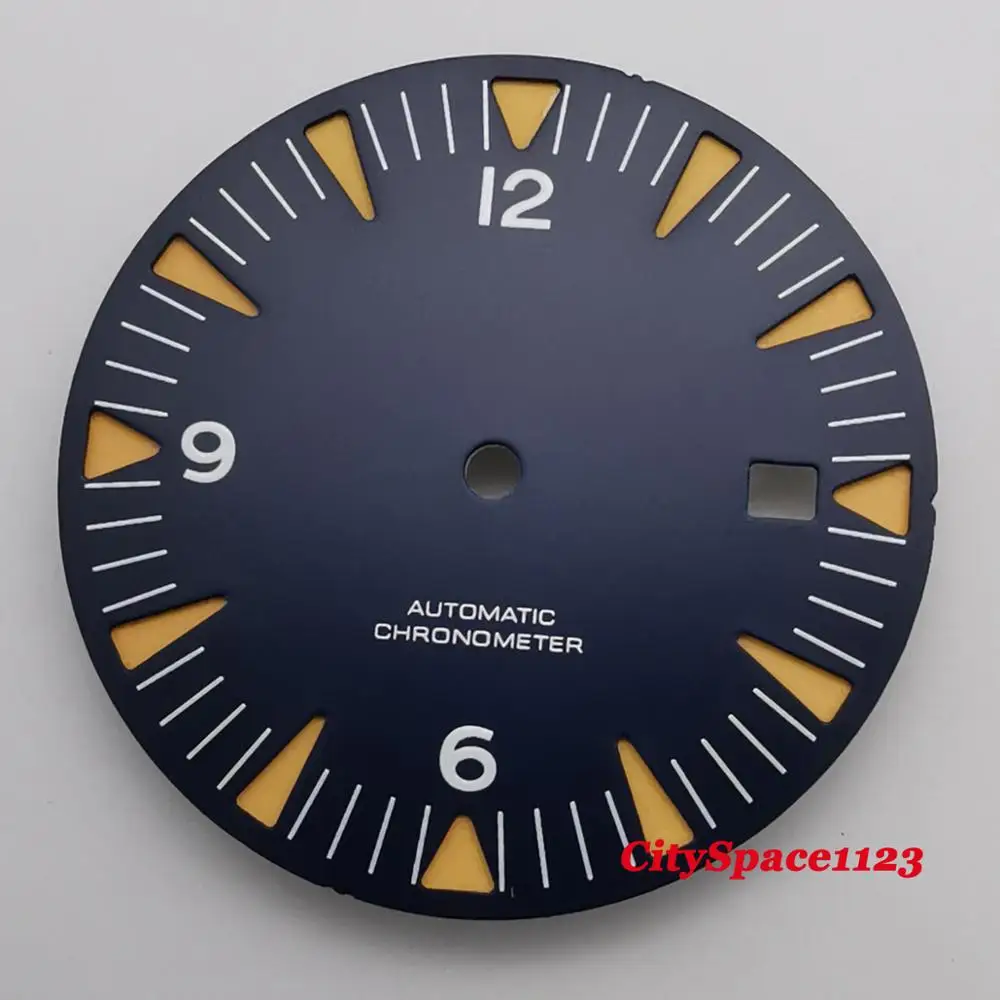 

Циферблат для часов, с синей подсветкой, 31 мм, ETA 2836 Miyota 8215 8205 DG2813