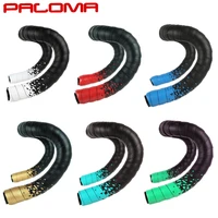 paloma road bicycle bicolor handlebar tape 3mm bike pu bent bar bandage triangle gradients comfortable and breathable
