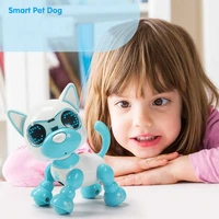 smart robot pet dog talk toy interactive smart puppy robot dog electronic led eye sound recording singing sleep kids gift