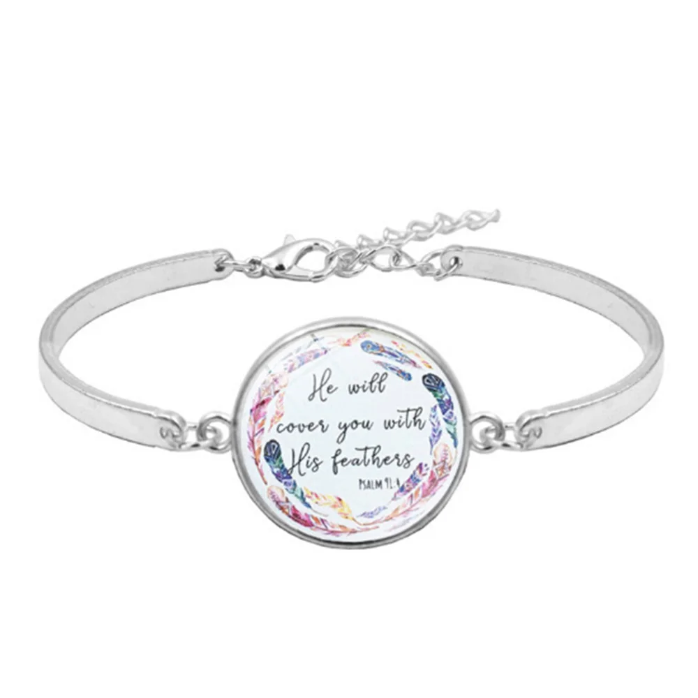 1 шт. Модные женские браслеты с текстами и сюжетами из Библии изображением Иисуса