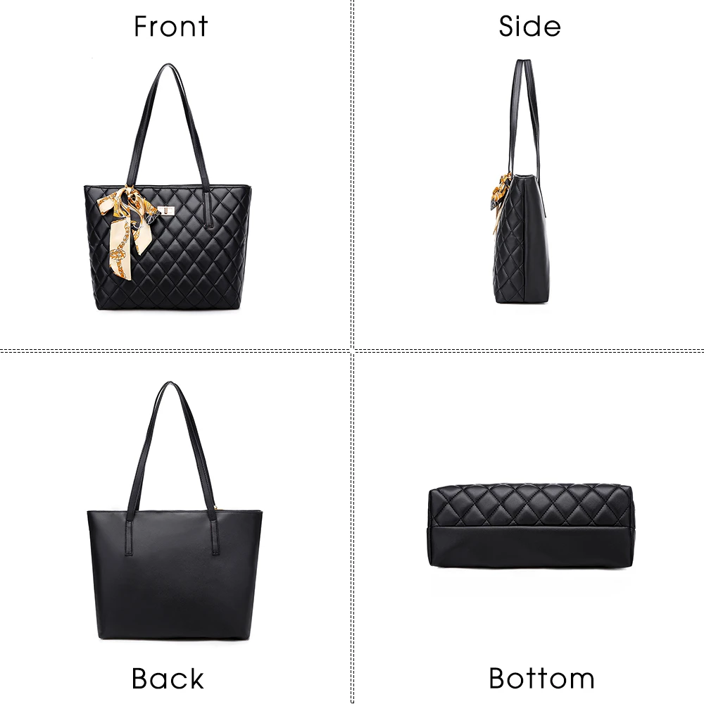 Herald Fashion Women Scarf Shoulder Bag Travel Bags Leather Quality Female Luxury Office Handbags Brand New |