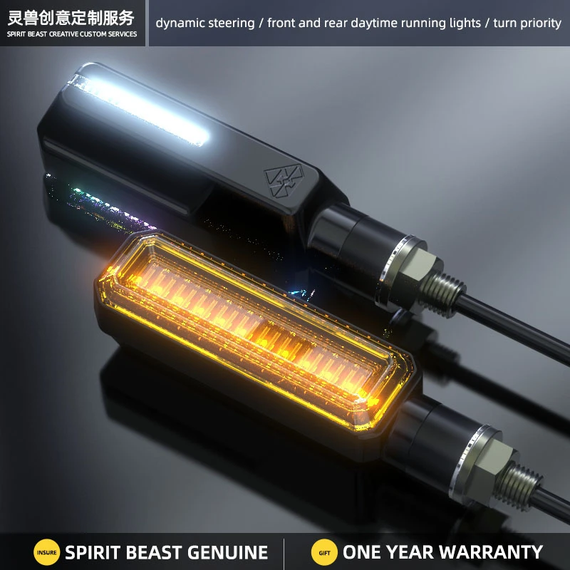 

Сигналы поворота для мотоцикла Spirit Beast L25, 2 шт., световой сигнал, постоянный ток, 12 В, водонепроницаемый