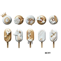 fake dessert food model props baby birthday party supplies crown heart angel baby simulation popsicle donuts ice cream toys