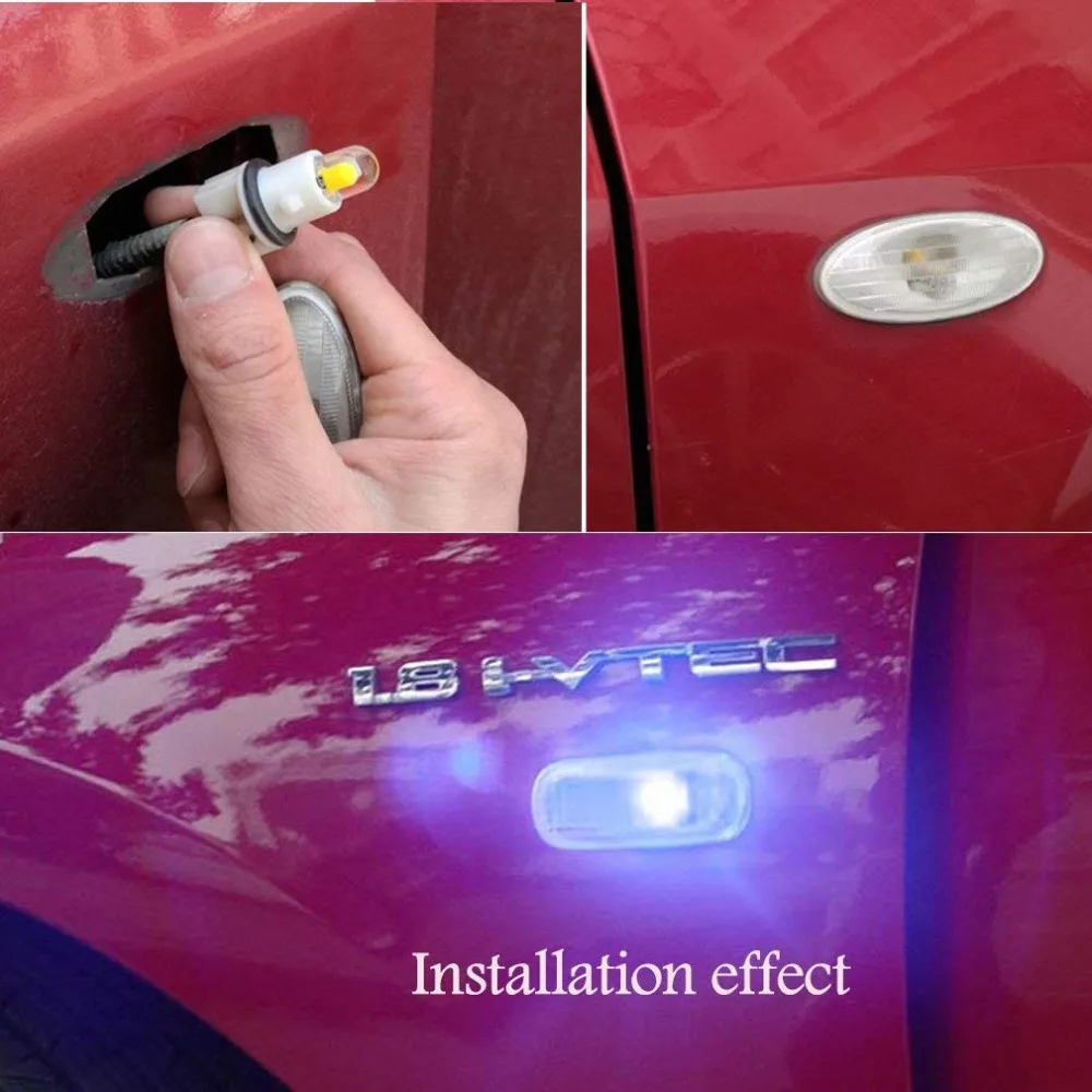 

T10 LED W5W 168 194 COB Led Bulb Car Light Silica 12V Auto Car Paking Turn Side License Plate Light Lamp Bulbs White