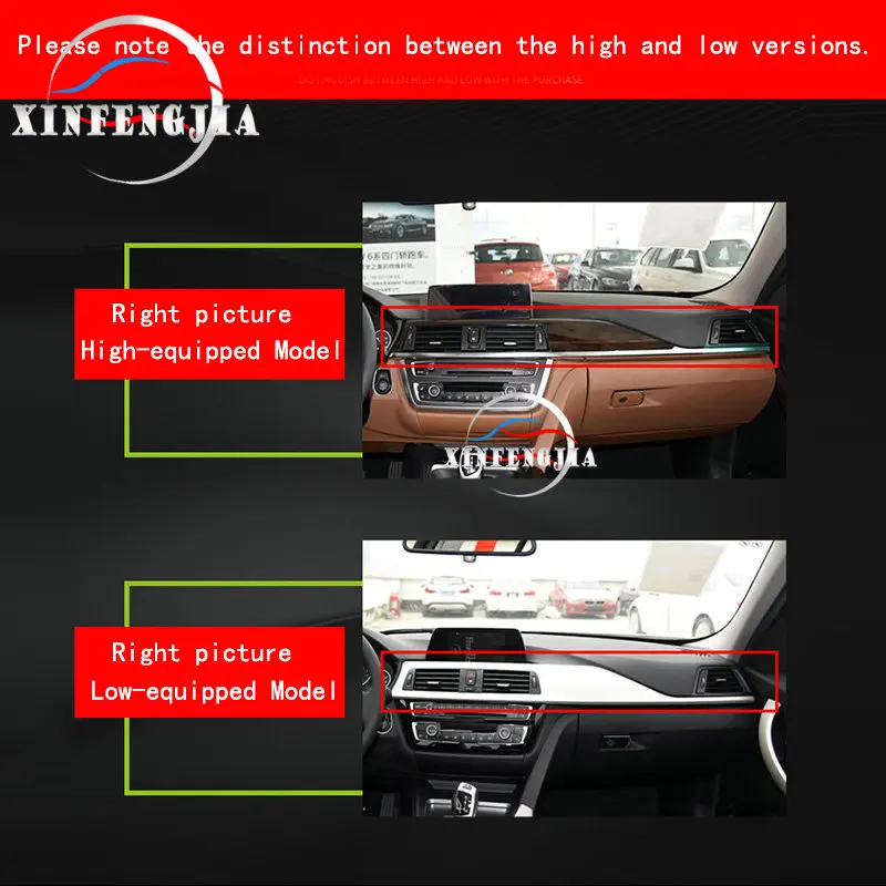 Центральная панель управления для BMW 3 4 Series F30 из углеродного волокна