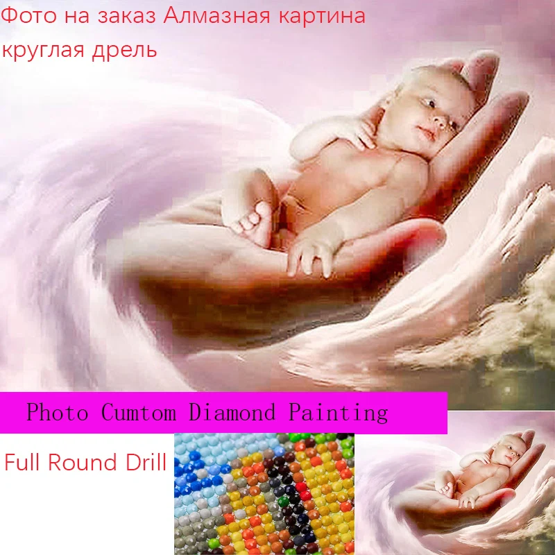 5D алмазная живопись своими руками сделай сам вышивка круглые стразы мозаика