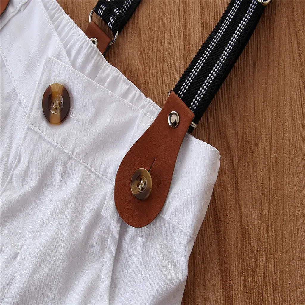 Одежда для малышей комплект одежды маленьких мальчиков рубашка + шорты штаны