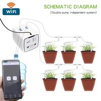 2021 wifi mobile phone control drip irrigation system intelligent automatic watering device garden water pump timer system
