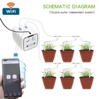 Система капельного орошения, 2021 Wi-Fi, мобильный телефон, интеллектуальная система водяного насоса для сада, автоматическое устройство орошения