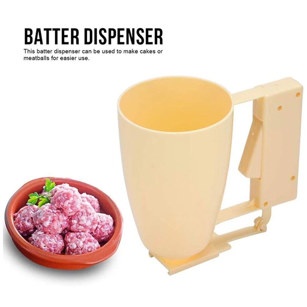 Пластик ручной тесто ручка диспенсера изготовление торта чашки выпечка