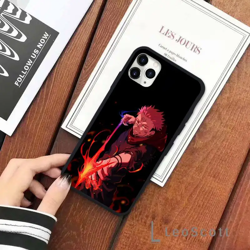 

Sukuna Jujutsu Kaisen Ryomen Phone Case for iPhone 11 12 pro XS MAX 8 7 6 6S Plus X 5S SE 2020 XR Soft silicone