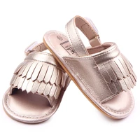 kids tassels sandals summer infant open toed girls shoes casual hookloop sandal breathable with anti slip daily parties beach