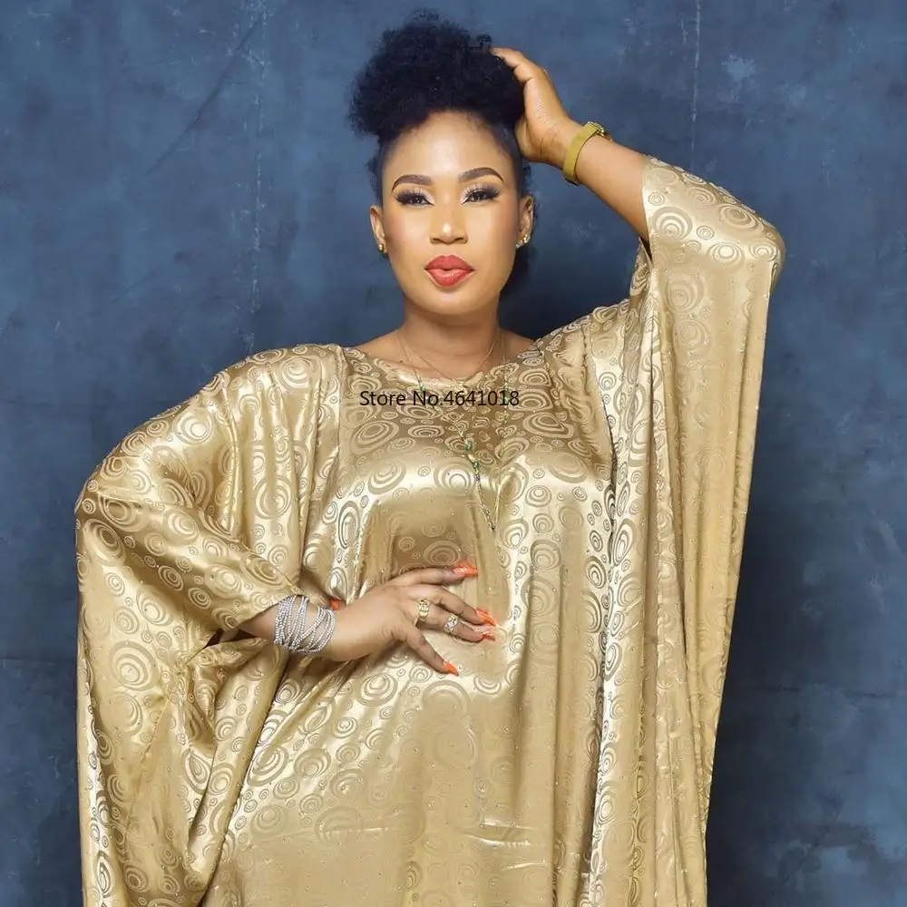2020 традиционные модные атласные шелковые boubou африканские женские длинные платья