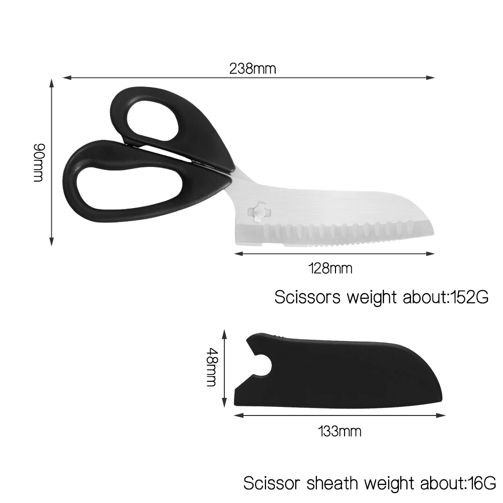 Многофункциональные кухонные ножницы XYj сверхострые съемные антикоррозийный