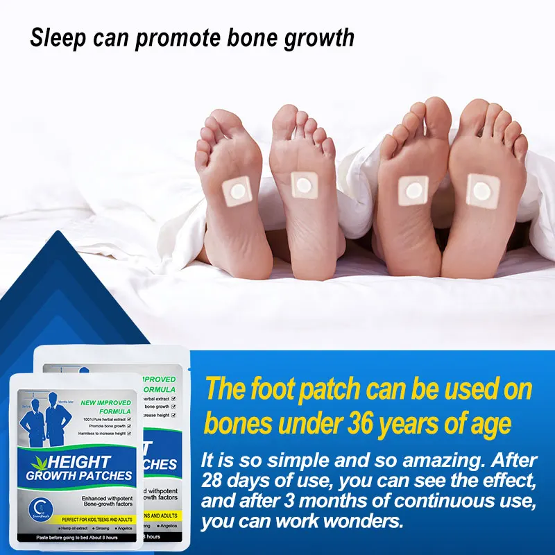 GPGP 60 шт. растущий фут выше пластырь для увеличения роста стопы взрослых и