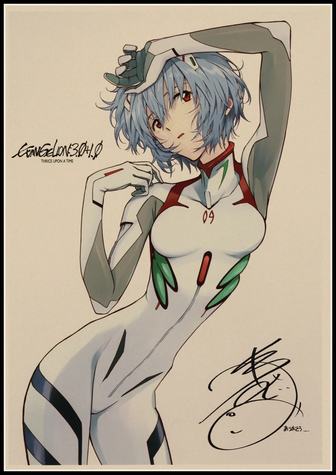 Аниме плакаты Холст Картина HD Печать Евангелион Ретро плакат Настенный декор