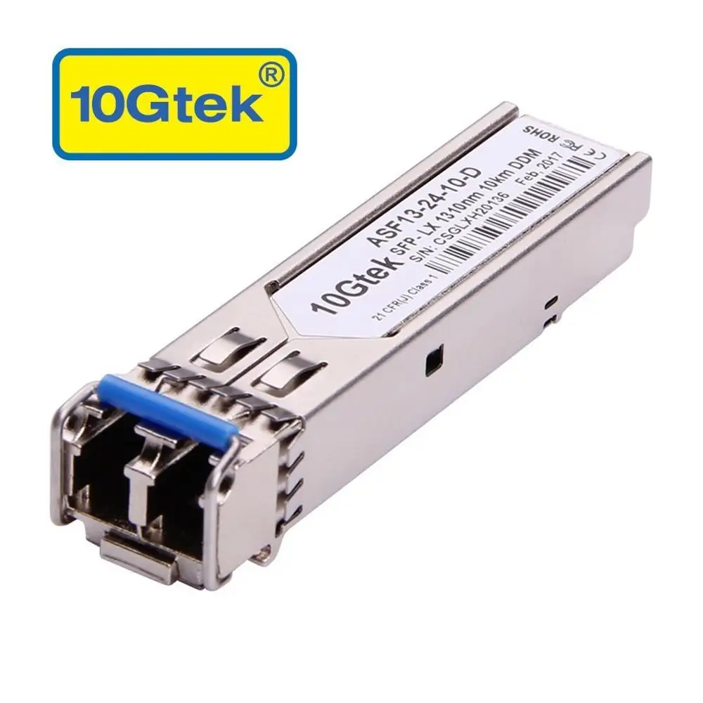 1 25 ГБ 10 км SFP для Mikrotik LC одномодовый приемопередатчик 1000BASE-LX мини-модуль GBIC S-31DLC20D
