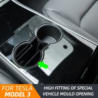 model3 car central water cup slot storage box for tesla model 3 accessories card slot card holder model three model y