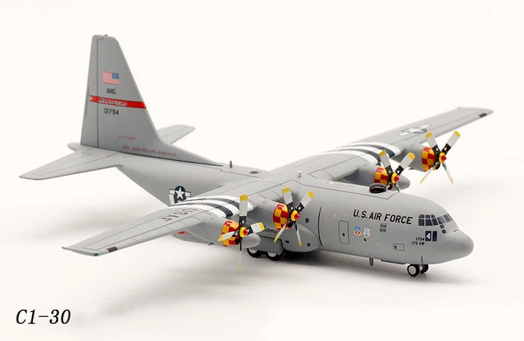 Fine 1/200 готовая воздушная C 130H транспортная модель из сплава Коллекционная