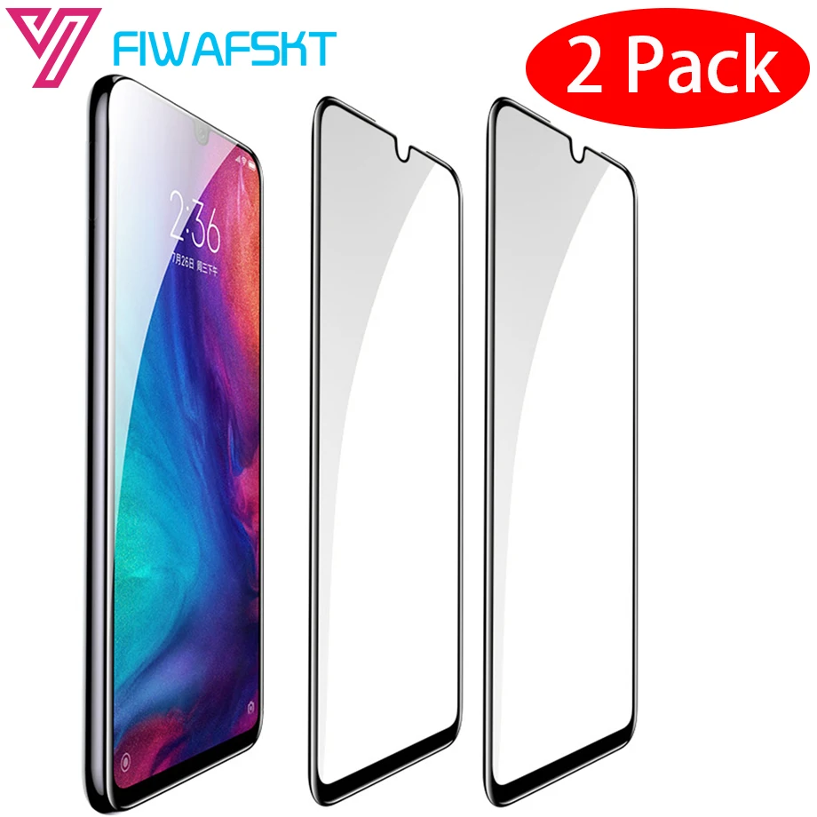 2 шт./лот упаковки закаленное стекло с полным покрытием для XiaoMi RedMi Note 9s 8 7 Pro 7A 6 6A 8T