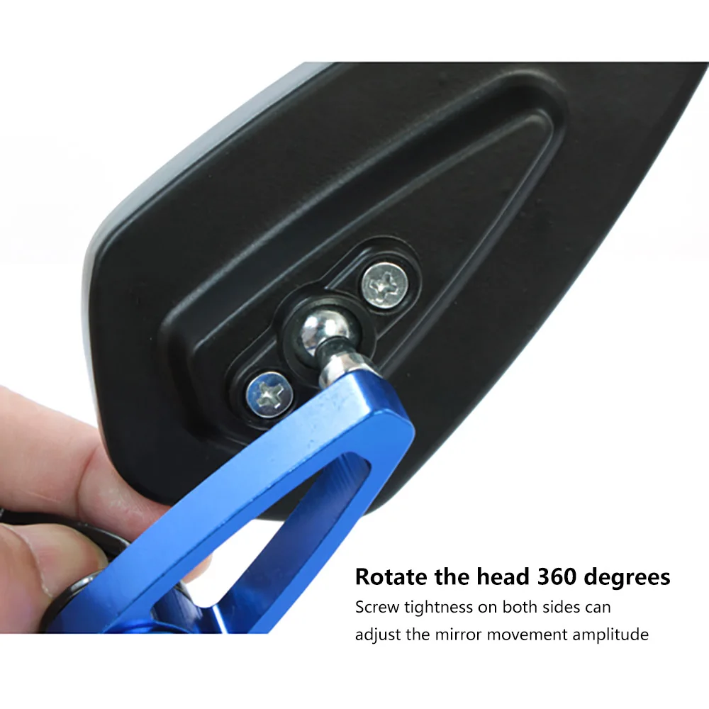 

22mm Motorcycle Rearview Mirrors Handlebar Rearview Mirror Motorcycle Reflector Aluminum Alloy Rearview Mirror Modified Mirror