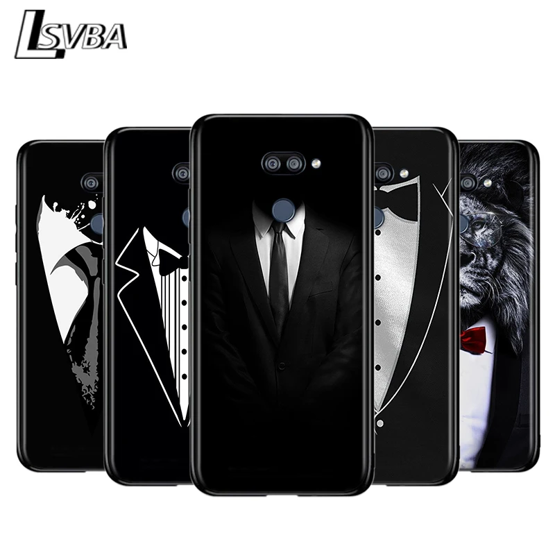 

Man Suit Shirt Tie For LG K92 K71 K61 Q60 K52 K51S K50S K41S K40S K30 K20 V60 V50S V40 V35 V30S G8X S Soft Phone Case