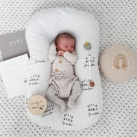 7545cm baby lounger baby nest for newborn baby portable baby crib carrycot bed chichonera cuna bebe