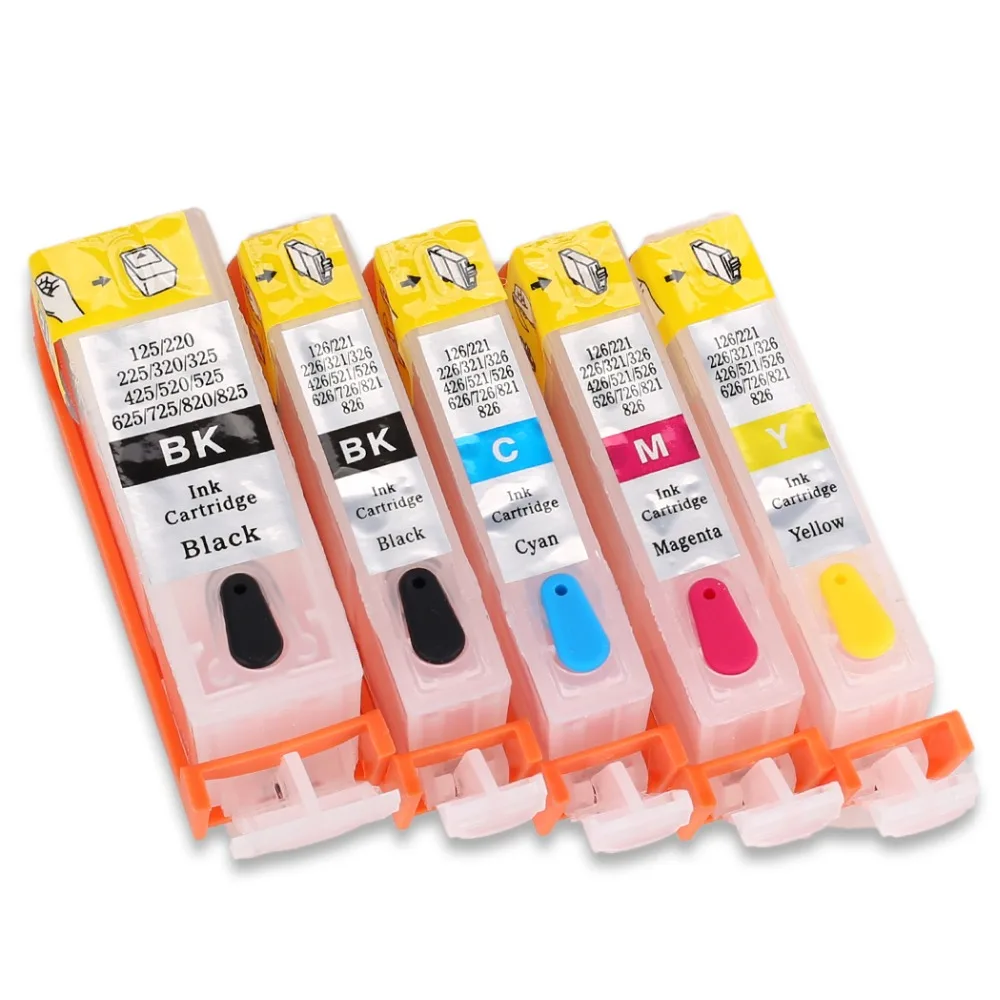 PGI-225 перезаправляемый картридж для hp Canon iP4820 IP4920 MG5120 MG5220 MG5320 MG6120 MG6220 MG8210 MG8220 iX6520 MX882 принтер