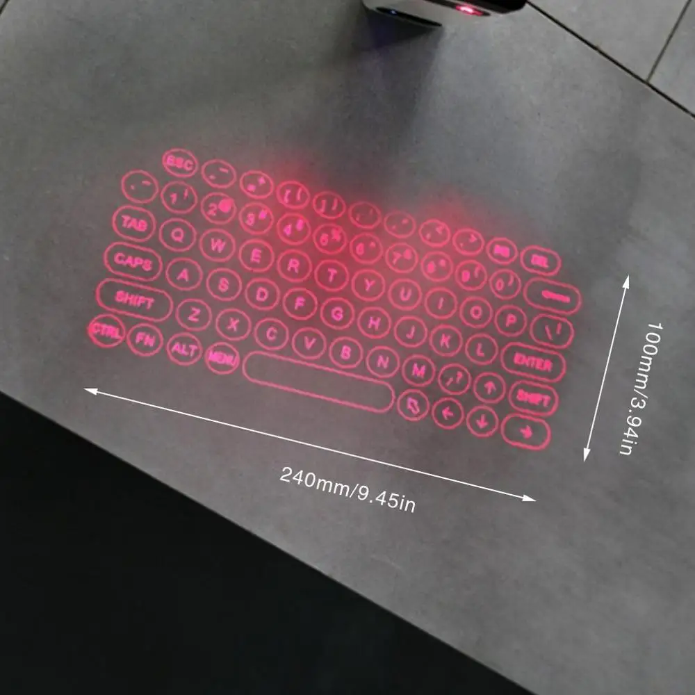 

Laser keyboard Wireless Virtual Projection keyboard 2480MHz FrequencyPortable for Phone Ipad Tablet PC Notebook