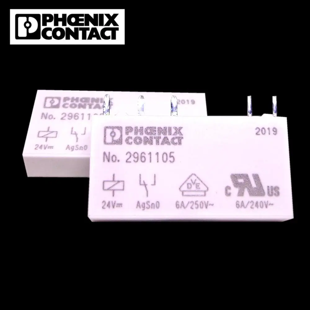 10PCS PHOENIX CONTACT RELAY NO.2961105 ART-NR.2961105 24VDC DC24V  Brand new and original relay