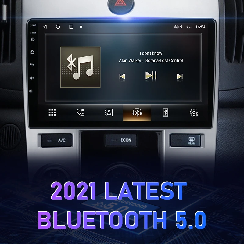 Автомобильный радиоприемник Srnubi Android 10 для KIA Cerato 2 Forte 2008 - 2014 мультимедийный