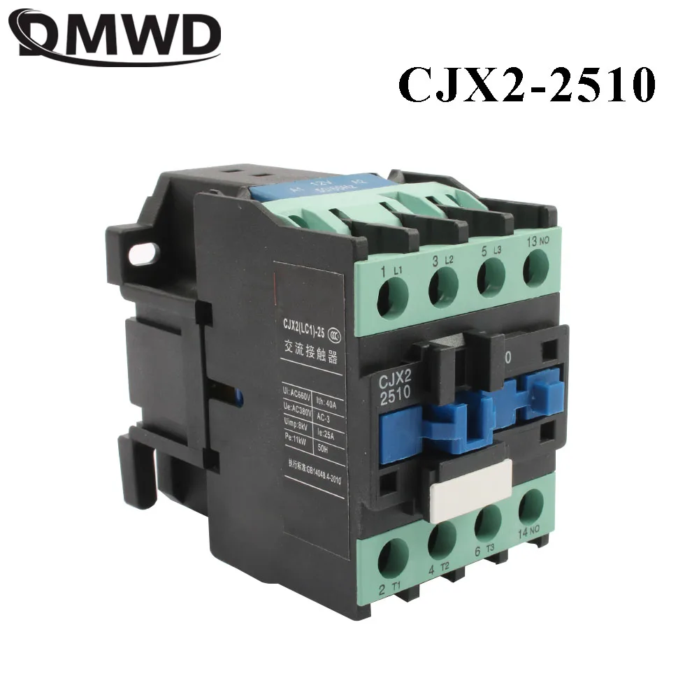 CJX2 2510 LC1 контактор переменного тока 380V ac 25A 50 HZ/60 HZ оригинальная lc1 380v 220V 110V 48V 36V 24V
