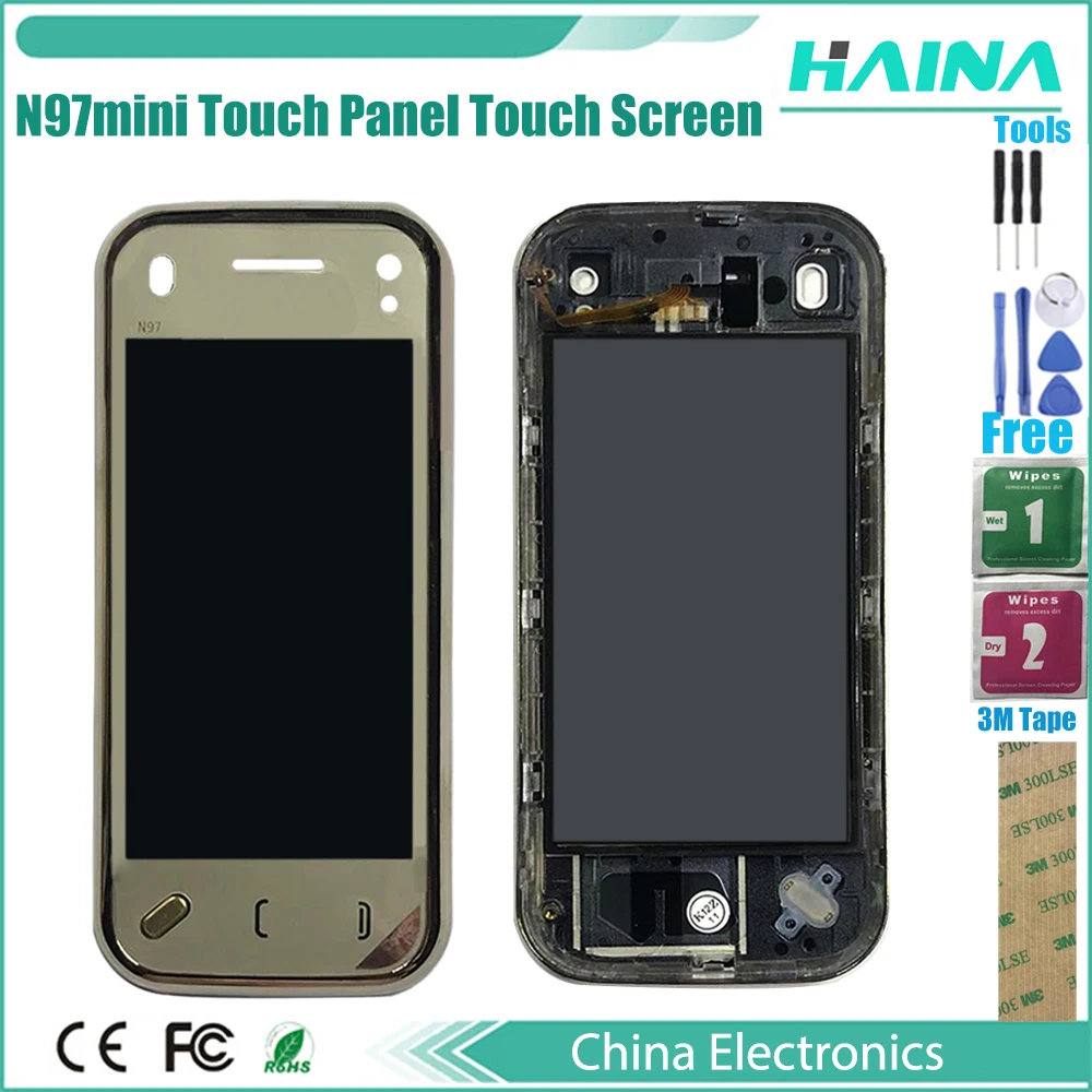 Сенсорная панель N97 Mini для Nokia N97mini сменный дигитайзер сенсорного экрана