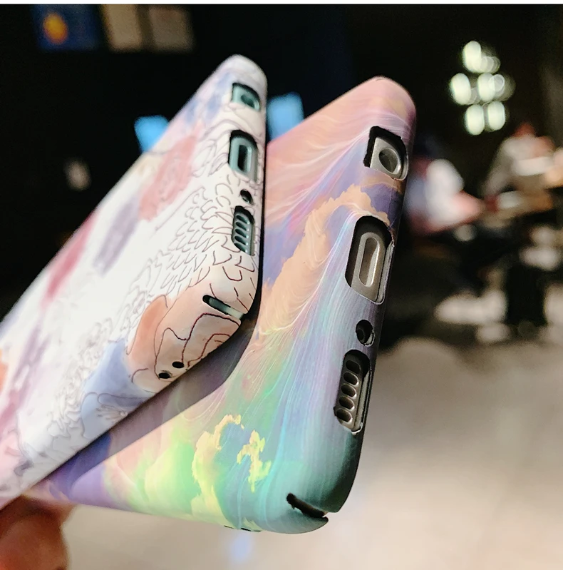 3D рельефный матовый чехол для Xiaomi Mi 10 9 8 Note 9S 7 Pro с Луной звездами цветочным