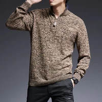 2020 new fashion brand sweater men pullovers warm slim fit jumpers knitwear turtleneck autumn korean style casual mens clothes