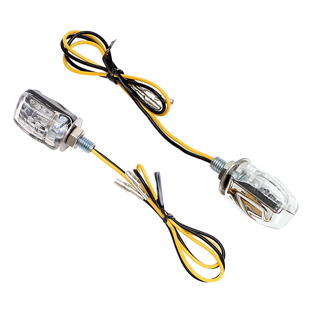 

Mini Turn Signal Light Indicators Amber A pair Motorcycle Bike 12V 6 LED Indicator Blinker