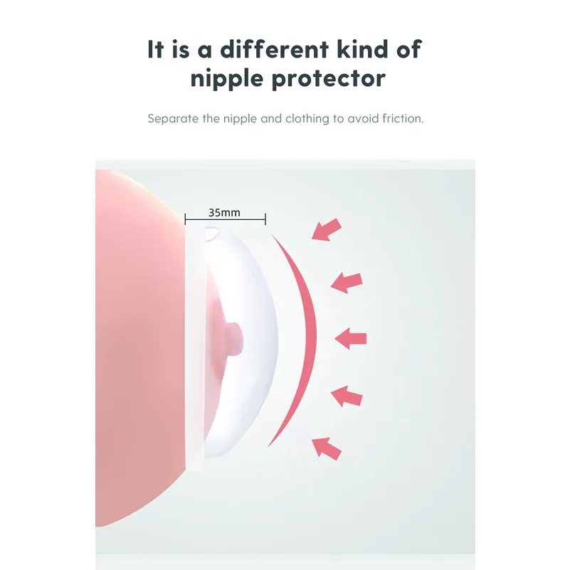 Ручной грудной насос для кормления ребенка Силиконовый коллектор для молока от мамы с автоматической коррекцией сильного всасывания грудного вскармливания.