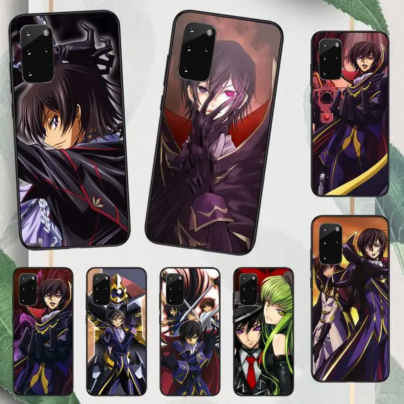 

Code Geass Japanese animation Phone Case For Samsung galaxy A S note 10 7 8 9 20 30 31 40 50 51 70 71 21 s ultra plus
