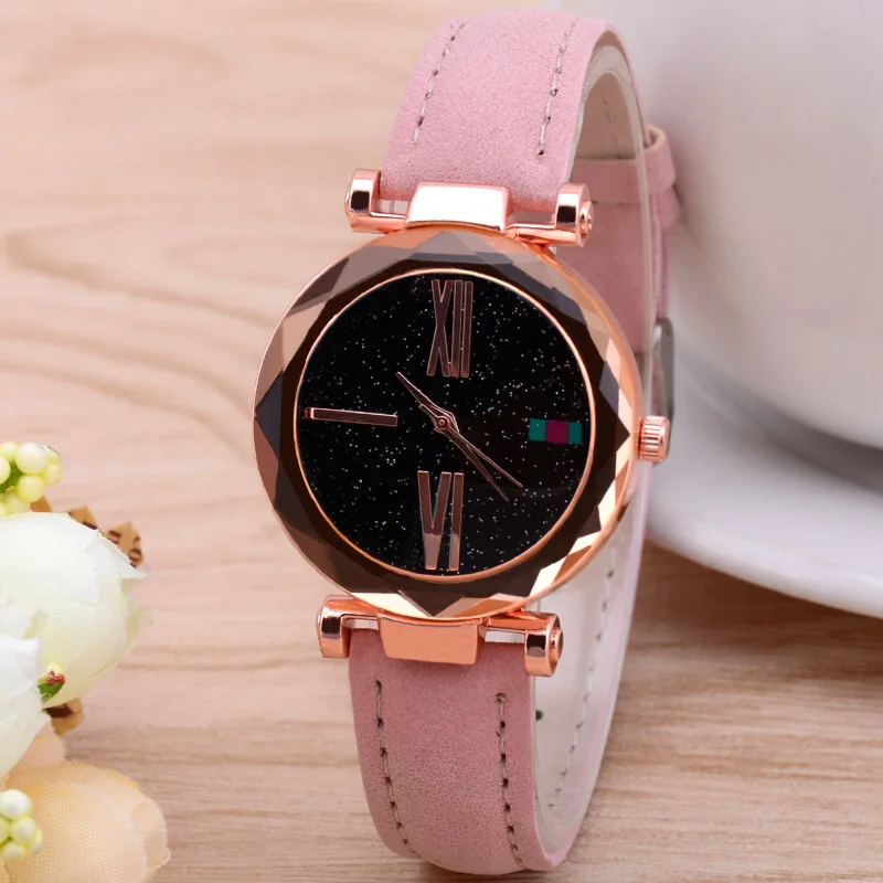 Модные женские часы звездного неба 2019 хит продаж наручные с браслетом