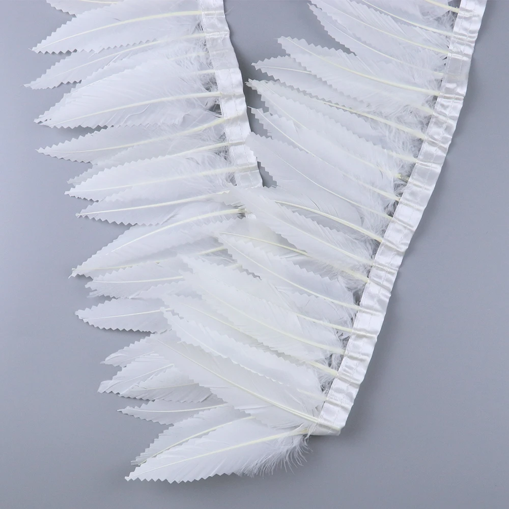 Отделка из гусиных перьев 5 метров высота бахромы 6-8 дюймов/15-20 см | Дом и сад