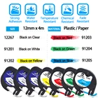 1 шт. совместимый для Dymo LetraTag 91201 12267 91202 91203 91204 91205 91200 LT запечатанных лент для разных цветов для Dymo LT100H этикетировщик