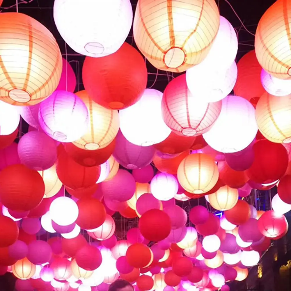 5 шт. китайский фестиваль фонарь Бумажный Фонарь День рождения Свадебная