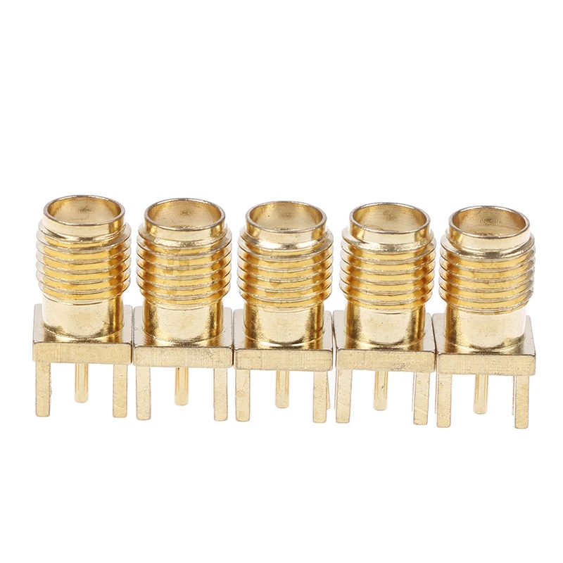 5 шт./лот монтаж печатной платы гнездовой разъем SMA перегородка прямой RF