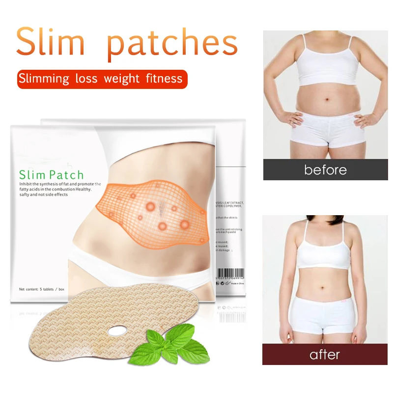 Пластырь для похудения потеря веса жир горелка пупка стикер лечение живота
