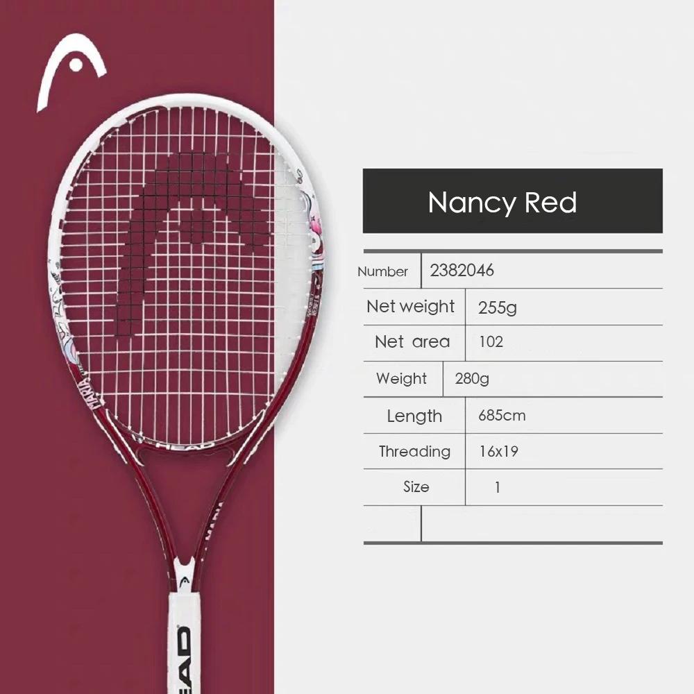 NanXi red Профессиональная теннисная ракетка большая с теннисной ракетой спортивная сумка для мужчин и женщин струны фиксируются хорошо овергрип Padel теннис - Цвет: NanXi red