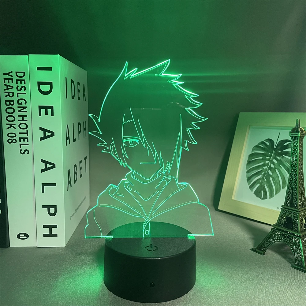

3d Led Night Lamp The Promised Neverland Ray Figure for Room Decor Birthday Gift Anime Gadget The Promised Neverland Led Light