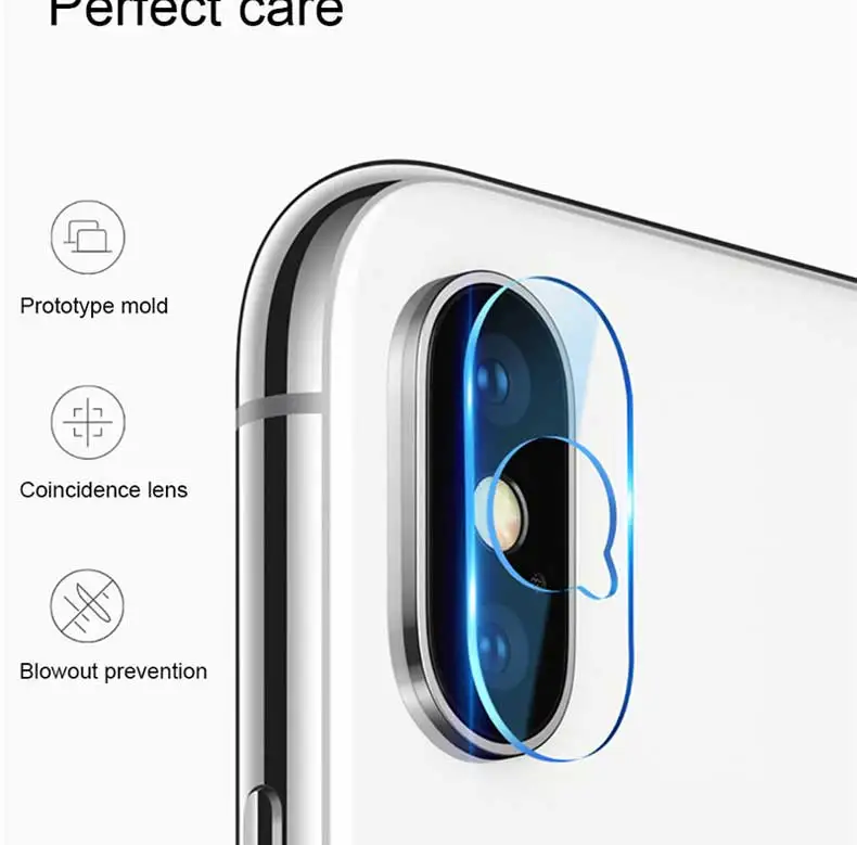 99D Защитное стекло для задней линзы на iPhone X XS Max XR Xs 7 8 6 6S Plus 7 8 X защитная пленка для экрана камеры из закаленного стекла