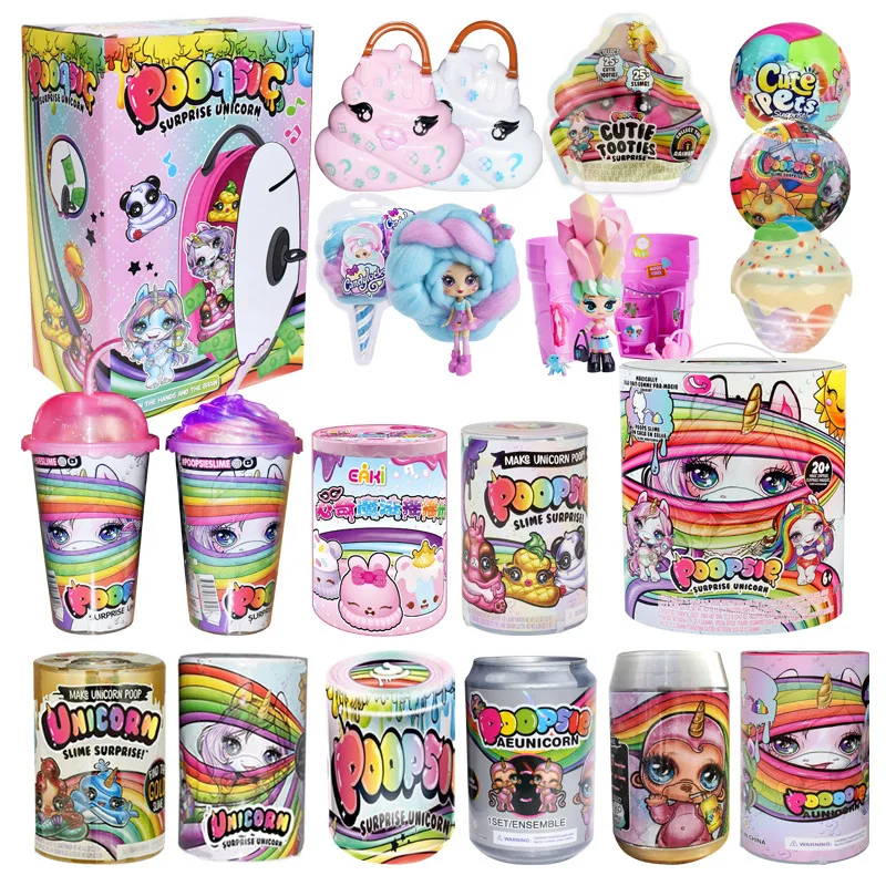 

Poopsie Slime Surprise Blind Box Unicorn Shake Le Crystal Mud Toy Unicorn Tote Bag Children Toys